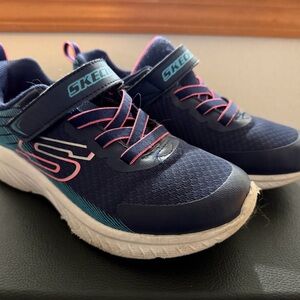 Skechers Kids' Blue and Pink Sneakers